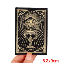 Animal Tarot Embroidery Patch Iron On Patches For Clothing Thermoadhesive Patches Cartoon Cat Patches On Clothes Sewing Stickers