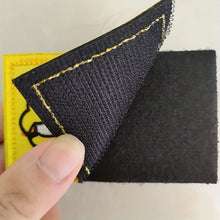 1pc Funny Duck with Knife Velcros Patch Peace Never an Option, Cute Meme for Tactical Molle Bag Jacket, Jeans, Iron-On DIY Craft