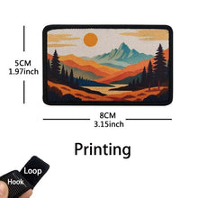 Funny Animals Saying,Sunset,Sunrise Scenery,Face Mask Emblem Fabric Applique Morale Badge Tactical Patches For Clothing,Backpack