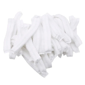 100pcs/Pack Disposable Bathing Cap Hair Head Covers Net Bouffant