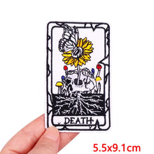 Animal Tarot Embroidery Patch Iron On Patches For Clothing Thermoadhesive Patches Cartoon Cat Patches On Clothes Sewing Stickers