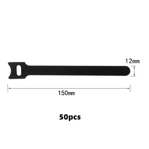 50PCS Cable Organizer Cable Management Cable Winder Tape Protector for