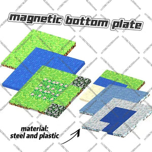 Bloque magnético, base magnética, componentes magnéticos fuertes,