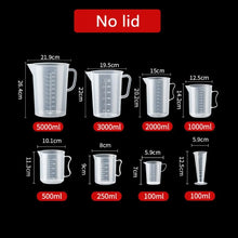1PC Clear Graduated Measuring Cup Scale Plastic Transparent Mixing Cup