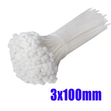 10-1000 pcs plastic clamping collar rilsan Cable ties clamp greenhouse