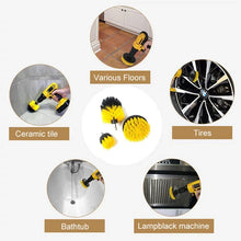 3pcs Power Scrubber Brush Set for Bathroom Drillbrushes Cordless