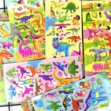 6 Sheets 3D Bubble Sticker Car Truck Plane Traffic Waterproof Cartoon