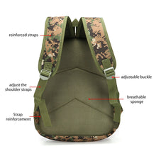 Camouflage Backpack Outdoor Hiking Camping Travel Rucksack with Multiple Pockets