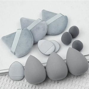 12pcs Small, Medium and Large Combination Set Makeup Puff Essential