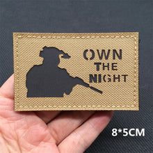 Tactical Patches IR Infrared Reflective Morale Patches on Backpack Vest Clothing Outdoor Badges Hook&Loop