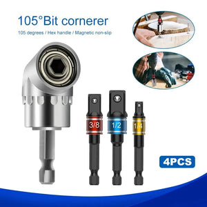 Bending Screwdriver Joint Black Hexagonal Handle Conversion Connect
