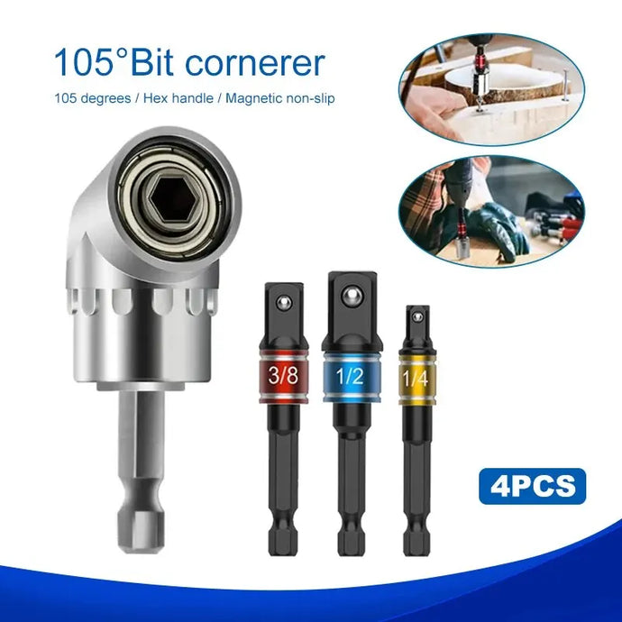 Bending Screwdriver Joint Black Hexagonal Handle Conversion Connect
