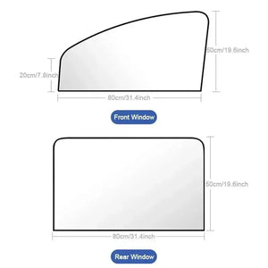 1 Pair Strong Magnetic Sunction Sunshade Double Sided Magnetic Car