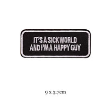 DIY Black White Words Letter Patches For Clothing Embroidered Badge Rock Hippie Iron On Clothes Sticker Badge Appliques Stripes