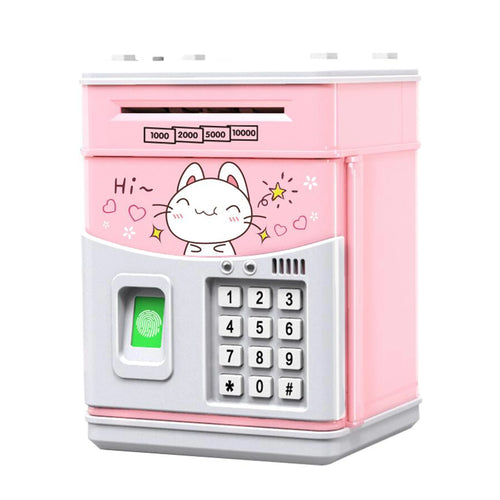 Electronic Piggy Bank MINI ATM Saving Box with Password Simulated