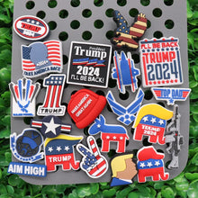 1pcs US Air Force Gun Aim High Take America Back PVC Sandals Shoes Decoration Buckle Clog Charms Accessories Adult Unisex Gift