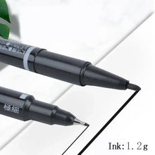 5/10 Pcs Twin Tip Permanent Marker Black/Blue/Red Oil Marker Pen Fine