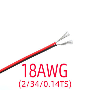 2 Pin Electrical Wire Tinned Copper 18/20/22/24/26 AWG insulated PVC