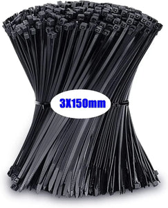 10-1000 pcs plastic clamping collar rilsan Cable ties clamp greenhouse