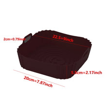 22cm Reusable Airfryer Pan Liner Accessories Silicone Air Fryers Oven