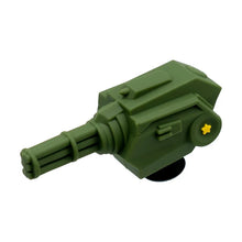 1/6pcs 3D Shoe Charms Tank Guns Shoe Clips Decorations  Buckle Pins for Sneakers Gatling Slippers Accessories for Boys