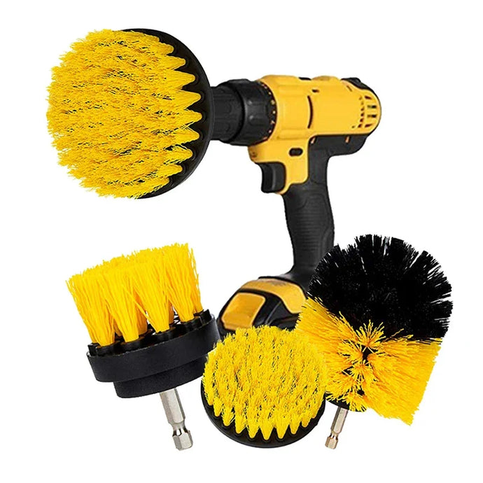 3pcs Power Scrubber Brush Set for Bathroom Drillbrushes Cordless