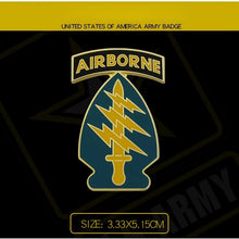 Green Berets Military-style Badges US Army Airborne Lightning Insignia Enamel Pin for Collectors and Military Enthusiasts