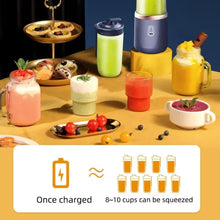 A set of dual cup juicers, multifunctional, suitable for fruits and