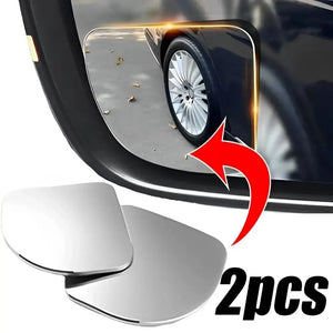 2pcs Car Mirror Wide Angle Car Blind Spot Mirrors 360° Adjustable