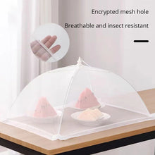 1pc White Square Folding Food Cover Outdoor and Indoor Dust-proof