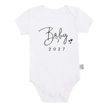 Pregnancy Reveal Baby Coming Soon 2027 Announcement Newborn Baby Bodysuit Romper Funny Boys Girls Outfits