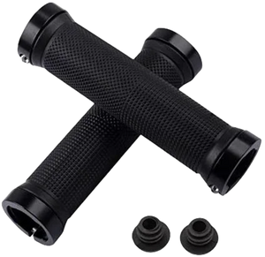 Bicycle Rubber Grips Alloy Lock Non-Slip Rubber Bicycle Handlebar