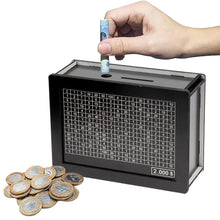 USD Black Reusable Piggy Bank With Money Goal Counter Piggy Bank DIY