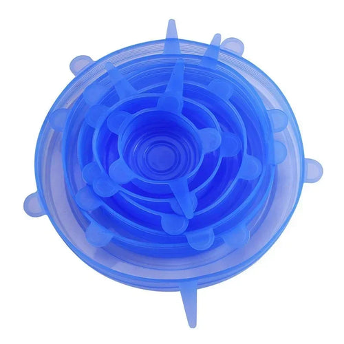 6PCS Multipurpose Bowl Cover Refrigerator Sealed Plastic Wrap
