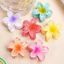 6 件套 Gradient Hair Clips New Flower Hair Claws Small Size Fashion
