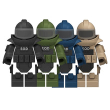 EOD Explosion-Proof Clothing Building Block MOC Toys Military SWAT Police