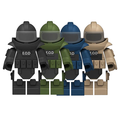EOD Explosion-Proof Clothing Building Block MOC Toys Military SWAT Police
