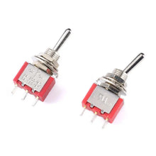 10Pcs DIY Toggle Switch ON-OFF-ON  3Pin 3 Position Latching MTS-103