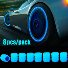 1-20PCS Luminous Car Tire Valve Cap Fluorescent Night Glowing Decor