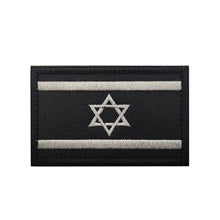 Israeli National Flag Reflective Patches Embroideried Military Uniform Armband Tactical Morale Embroidery Badge Israel Patches