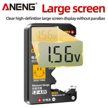 ANENG BT189 Button Cell Battery Tester 9V N D C AA AAA Universal