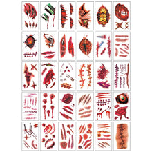 30pcs Temporary Tattoos for Children Unicorn Mermaid Car Fruit Cartoon