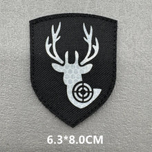 3D Tactical Patches IR Reflective Badge on Backpack Vest Clothing DIY Morale Tactical Badges Hook&Loop Laser Cut Supplies