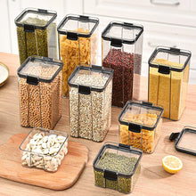 5Pcs Sealed Jars Kitchen Grain Storage Organizer Large Tank Plastic