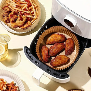 100Pcs Air Fryer Baking Paper Liner Oil-proof Disposable Parchment