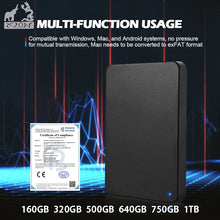 1TB HD External Hard Drive 250GB 320GB 500GB 640GB 720GB Portable Hard