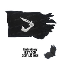 Pirate Flags Jolly Roger Black Beard Edward Teach Tactical Patch Hook & Loop Blackbeard Skull Heart Embroidered Badge Emblem