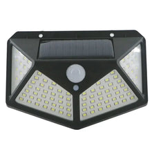 100 LED Solar Wall Lamp All Sides Luminous Motion Sensor Human