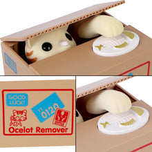 Plastic Electronic Deposit Saving Money Box Automated  Panda Cat Coin
