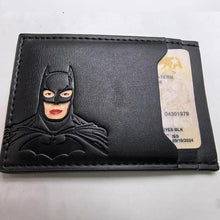 Leather Bat Wallet Personalized Superhero Mask Card Holder Bat ID Heroic Wallet Gift 2026